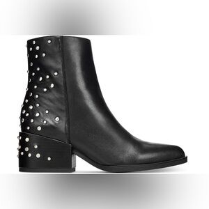 Sam Edelman Circus Black Studded Ankle Boots